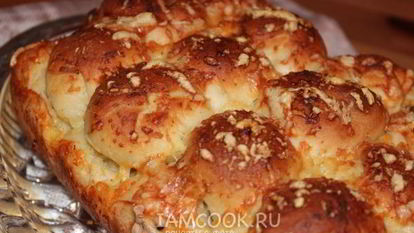 Рецепт Обезьяньего хлеба с чесноком и сыром