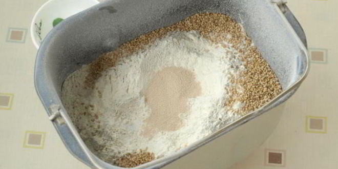 Рецепт пшенично-ржаного хлеб с кунжутом