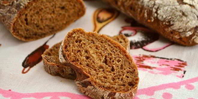 Рецепт ржаного батона с луком