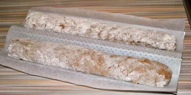 Рецепт ржаного батона с луком