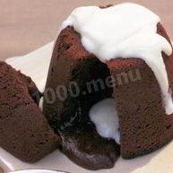 Рецепт Шоколадного пудинга из хлеба и муки в духовке