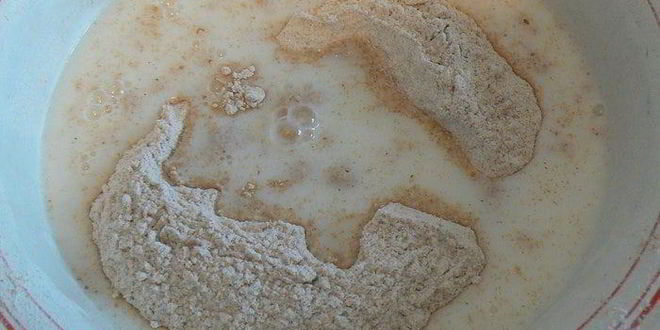 Рецепт цельнозернового пшеничного хлеба на опаре