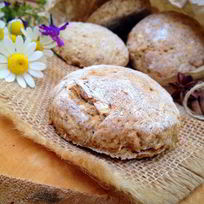 Цельнозерновые сконы с яблоком