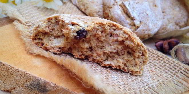 Рецепт цельнозерновых сконов с яблоком