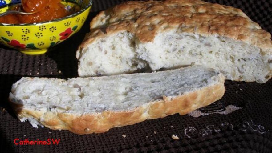 Рецепт творожного хлеба с семенами подсолнечника