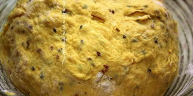 Рецепт тыквенного хлеба с кунжутом