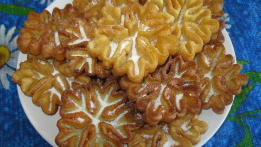 Рецепт хвороста фигурного из жидкого теста