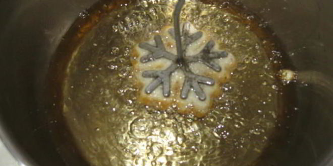 Рецепт хвороста фигурного из жидкого теста