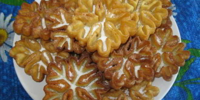 Рецепт хвороста фигурного из жидкого теста