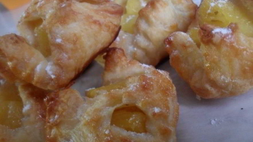 Рецепт конвертиков с ананасом