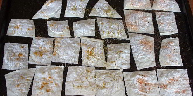 Рецепт чипсов из лаваша