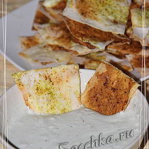 Рецепт Дипа блю-чиз с чипсами из лаваша