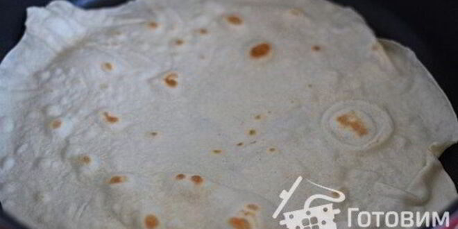 Рецепт домашнего тонкого лаваша без дрожжей