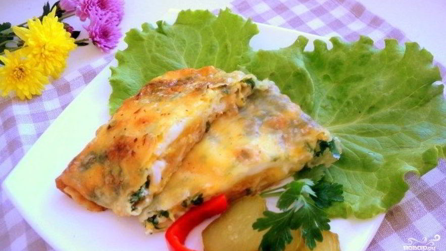 Рецепт конвертиков из лаваша