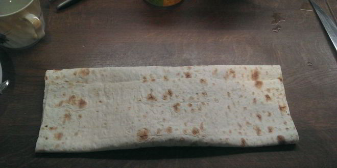 Рецепт курицы с кукурузой в лаваше