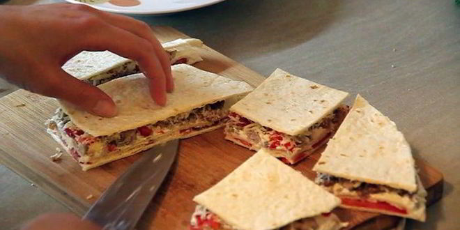 Рецепт ланча лавашики