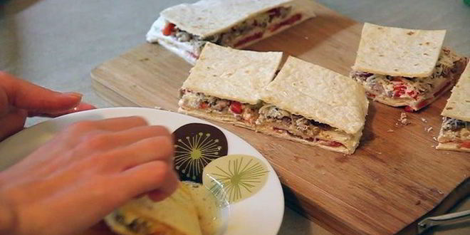 Рецепт ланча лавашики