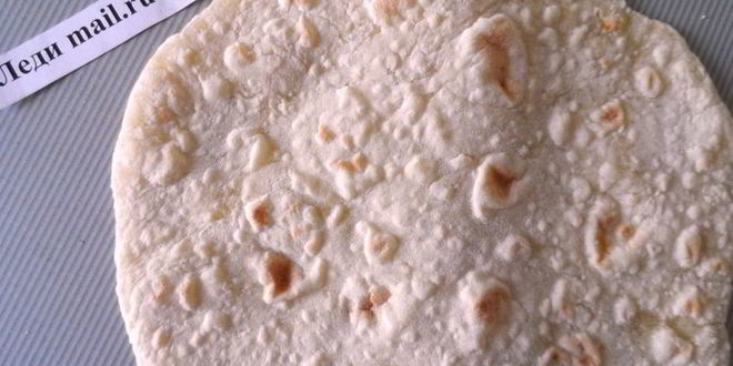 Рецепт лаваша на сковороде