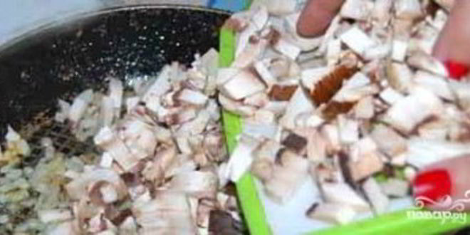 Рецепт лаваша с грибами в духовке