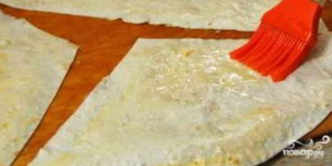 Рецепт лаваша с грибами в духовке