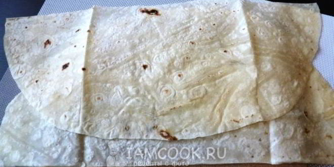 Рецепт лаваша с корейской морковкой и сыром