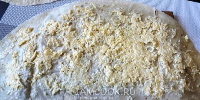 Рецепт лаваша с корейской морковкой и сыром