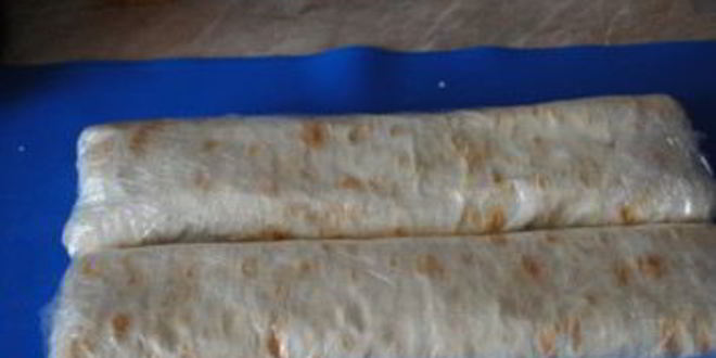 Рецепт лаваша с крабовыми палочками и плавленым сыром