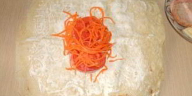 Рецепт лаваша с морковью и сыром