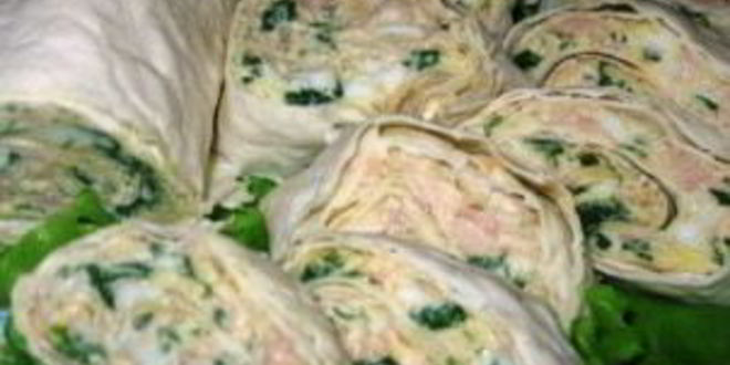 Рецепт лаваша с печенью трески