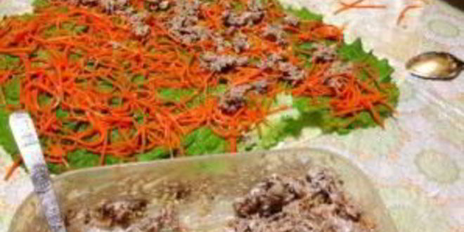 Рецепт лаваша с печенью