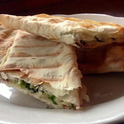 Рецепт Лаваша с сыром и зеленью