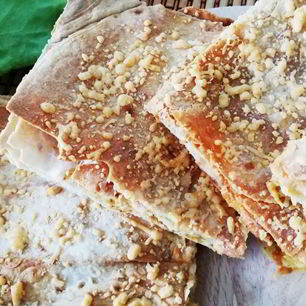 Рецепт Лаваша с сыром, запеченный в духовке