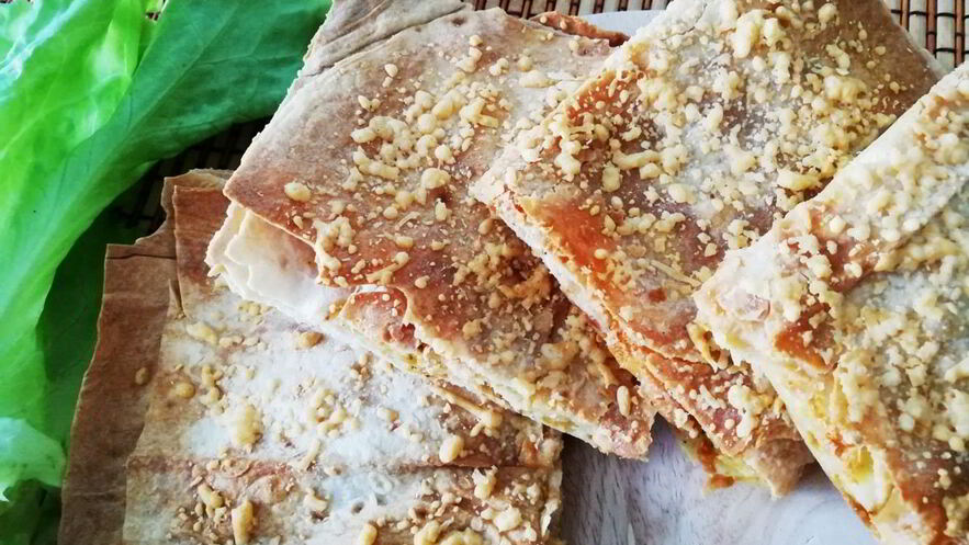 Рецепт лаваша с сыром, запеченный в духовке