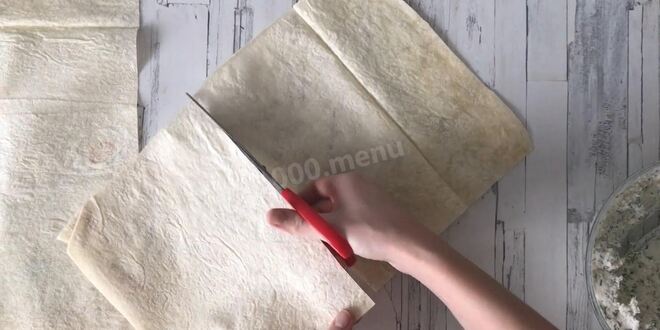 Рецепт лаваша с творогом и зеленью быстро и вкусно