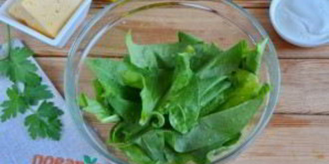 Рецепт лаваша с яйцом и шпинатом