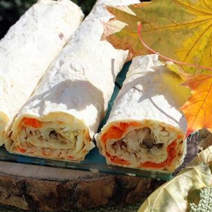 Рецепт Лаваша со шпротами