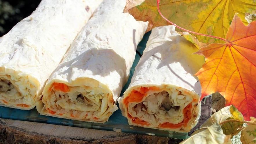 Рецепт лаваша со шпротами