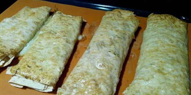 Рецепт лаваша запеченного с сыром в духовке