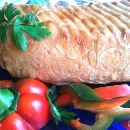 Рецепт Мясного кекса в лаваше