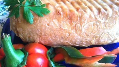 Рецепт Мясного кекса в лаваше