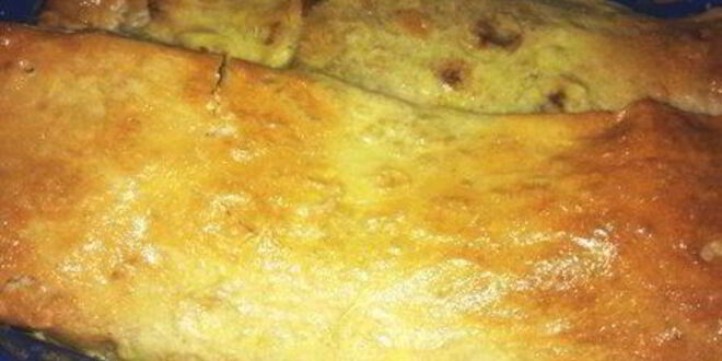 Рецепт мясного кекса в лаваше