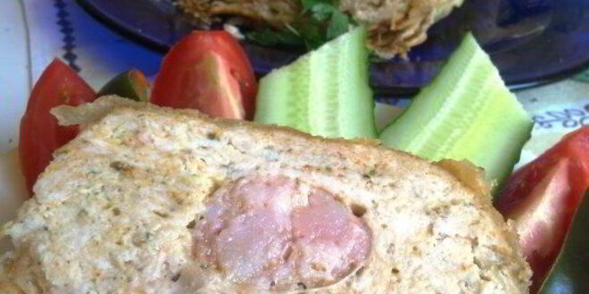 Рецепт мясного кекса в лаваше