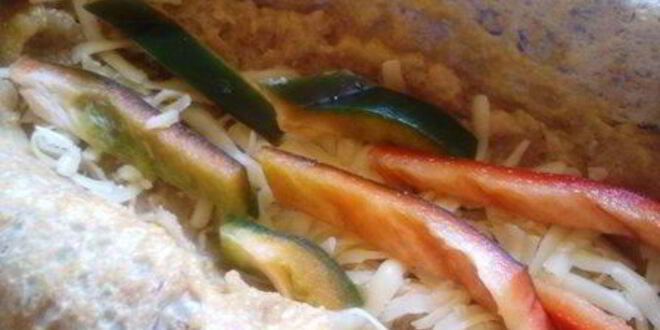 Рецепт мясного кекса в лаваше