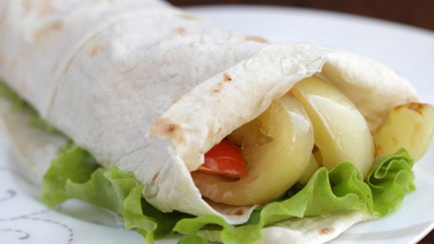 Рецепт печеных овощей в лаваше