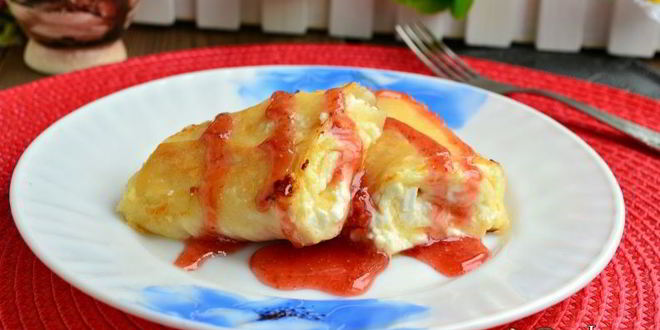 Рецепт рулетиков из лаваша с творогом жареные на сковороде