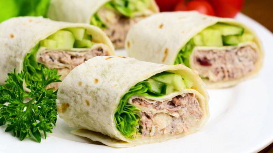 Рецепт рулетов из лаваша с корейской и свежей морковью