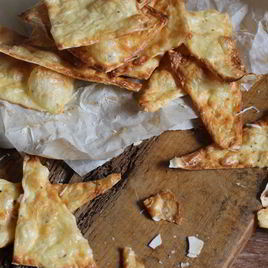 Рецепт Сырных чипсов из лаваша