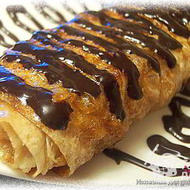 Рецепт Яблочных рулетиков из лаваша