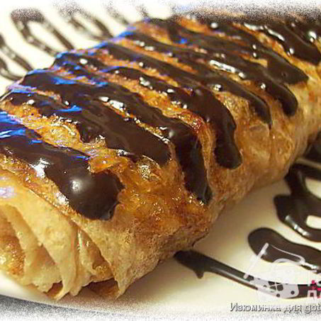 Рецепт Яблочных рулетиков из лаваша