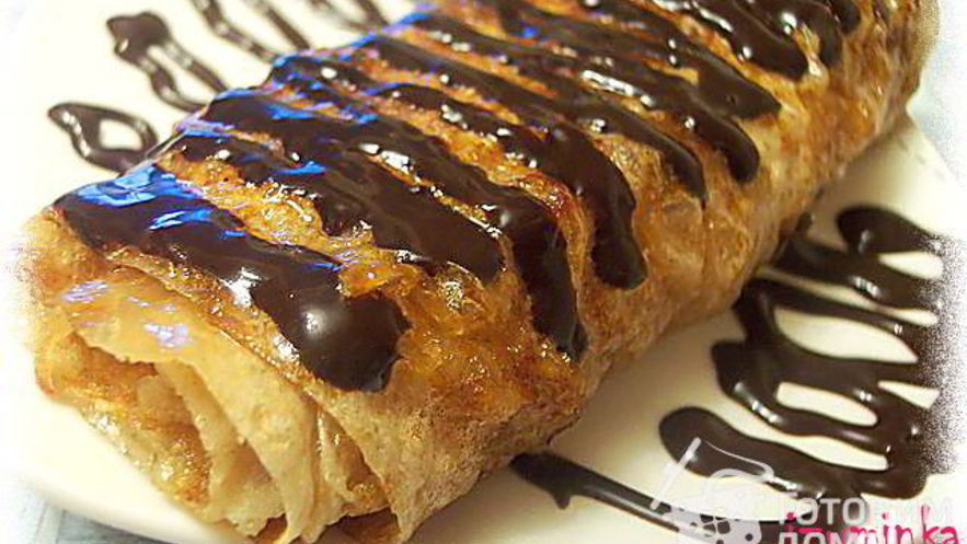 Рецепт яблочных рулетиков из лаваша